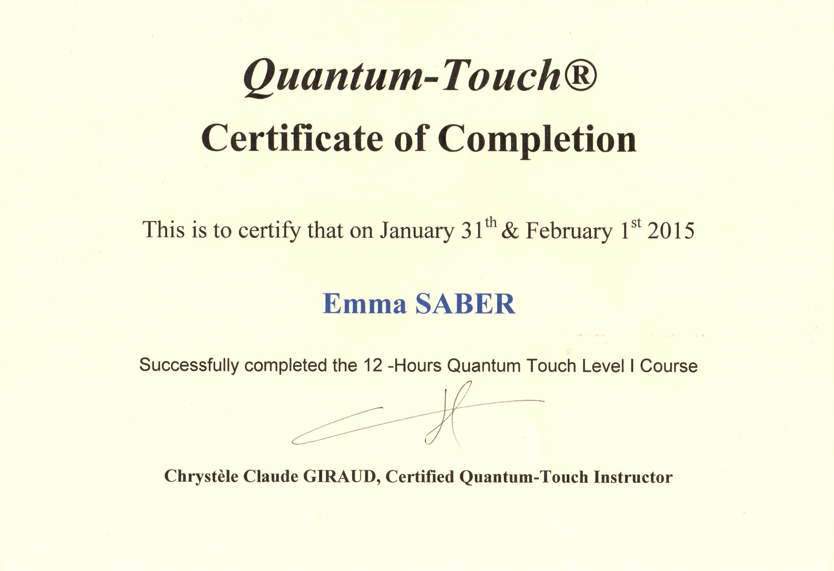 certificat-quantum-touch