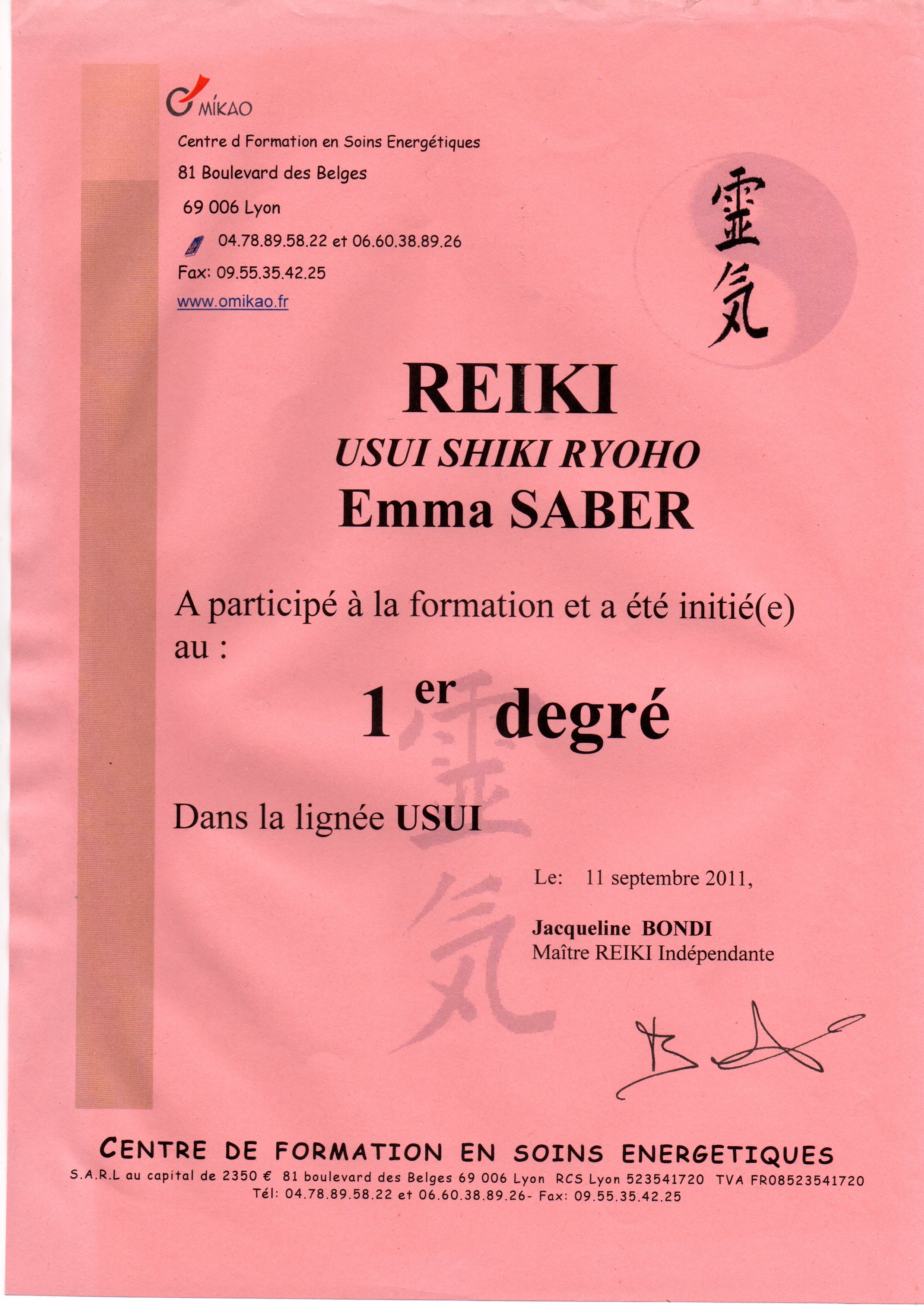 certificat-reiki-premier-degre